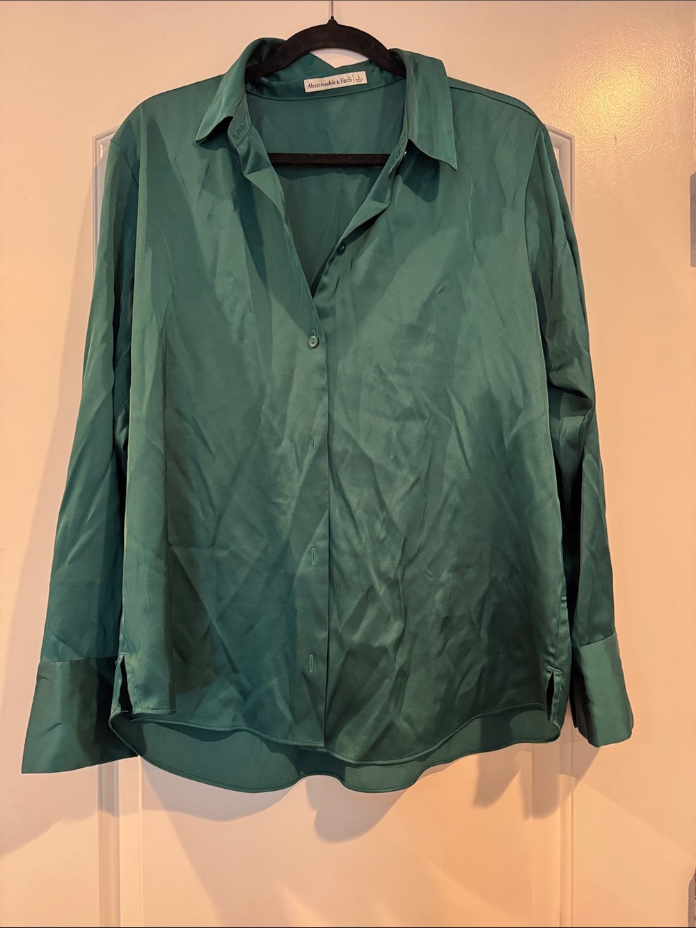 Abercrombie & Fitch Emerald Green Blouse